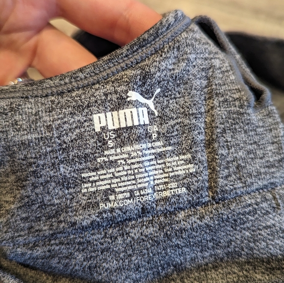 New Puma Seamless Sports Bra Grey Size S - Picture 6 of 8